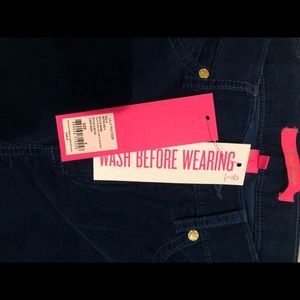 Lilly Pulitzer NWT, Size 4, 29" South Ocean High Rise Plush Skinny Pants